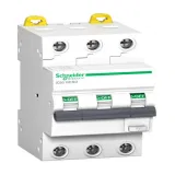 Дифавтомат Schneider Electric Acti9 3P 25А ( C ) 6 кА, 30 мА ( A ), A9D67325