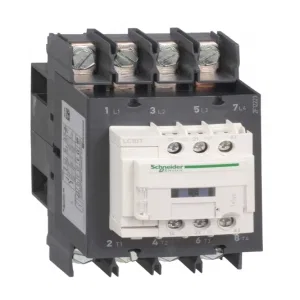 Контактор Schneider Electric TeSys LC1D EVERLINK 4P 80А 440/12В DC 30кВт (ШНАЙДЕР) Контактор Schneider Electric TeSys LC1D EVERLINK 4P 80А 440/12В DC 30кВт (ШНАЙДЕР)