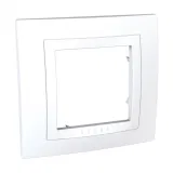 Schneider Electric UNICA MGU2.002.18M — рамка на 1 пост, белый (моноблок)