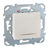 Schneider Electric MGU5.206.25NZD Unica кнопочный выключатель 1-клавишный, 10 А, 250 В, бежевый