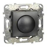 Schneider Electric MGU5.513.12 светорегулятор поворотно-нажимной, универсальный, 200 ВА, графит