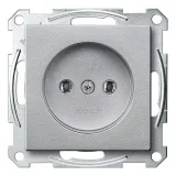 Розетка Schneider Electric MERTEN SYSTEM M, скрытый монтаж, алюминий