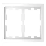 Schneider Electric Merten D-Life рамка 2-постовая, белый лотос MTN4020-6535