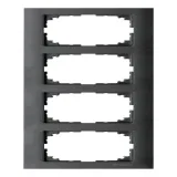 Schneider Electric MTN4040-3614, 4-постовая рамка, антрацит