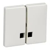 Schneider Electric MTN413519 Клавиша двойная с линзами, полярно-белая