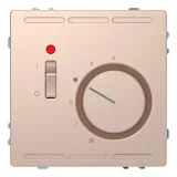 Термостат комнатный Schneider Electric MERTEN D-LIFE, с датчиком, шампань MTN5761-6051
