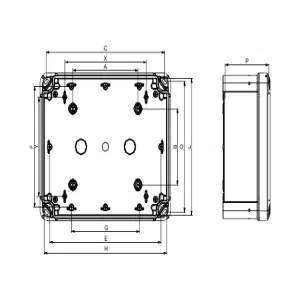 Корпус Schneider Electric Thalassa TBS, 194x241x107мм, IP66, пластик (ШНАЙДЕР) Корпус Schneider Electric Thalassa TBS, 194x241x107мм, IP66, пластик (ШНАЙДЕР)