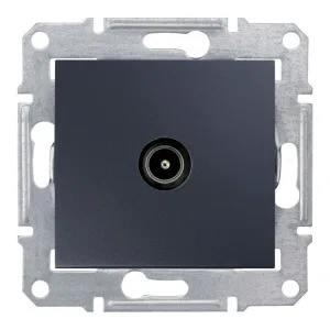 Розетка TV Schneider Electric SEDNA, проходная, графит (ШНАЙДЕР) Розетка TV Schneider Electric SEDNA, проходная, графит (ШНАЙДЕР)
