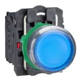 Кнопка Schneider Electric Harmony 22 мм, 120В, IP66, Синий