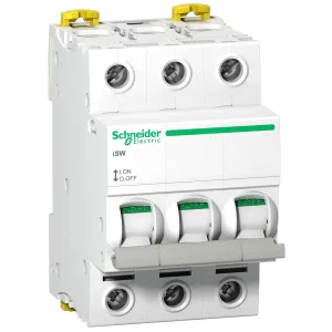 Schneider Electric A9S65391 выключатель нагрузки iSW Acti 9, 3 полюса, 100 А (ШНАЙДЕР) Schneider Electric A9S65391 выключатель нагрузки iSW Acti 9, 3 полюса, 100 А (ШНАЙДЕР)