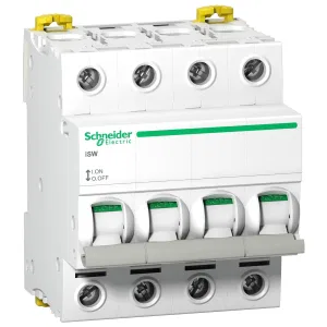 Schneider Electric Acti 9 выключатель нагрузки iSW A9S65491 (4 полюса, 100 A) (ШНАЙДЕР) Schneider Electric Acti 9 выключатель нагрузки iSW A9S65491 (4 полюса, 100 A) (ШНАЙДЕР)