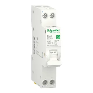 Schneider Electric Resi9 R9D87632 АВДТ 32 A, 30 мА, тип AC, 2 полюса (ШНАЙДЕР) Schneider Electric Resi9 R9D87632 АВДТ 32 A, 30 мА, тип AC, 2 полюса (ШНАЙДЕР)