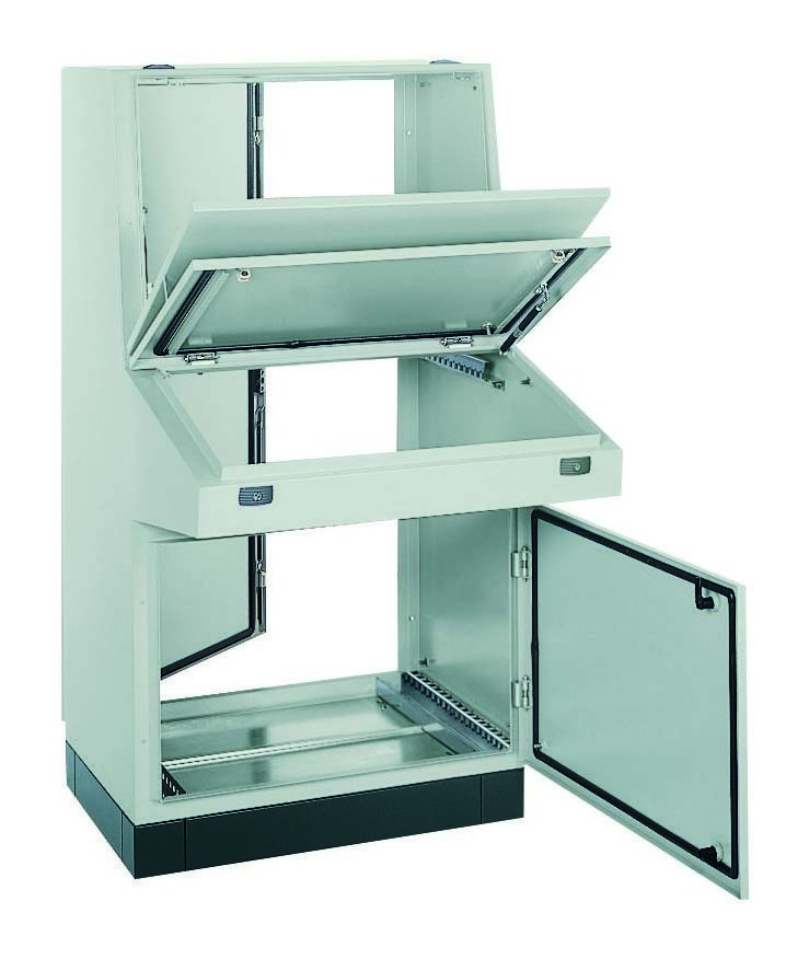 Напольный пульт с консолью Schneider Electric Spacial SD, 1600x1400x845мм, IP55, сталь, NSYSDF128 (ШНАЙДЕР) Напольный пульт с консолью Schneider Electric Spacial SD, 1600x1400x845мм, IP55, сталь, NSYSDF128 (ШНАЙДЕР)